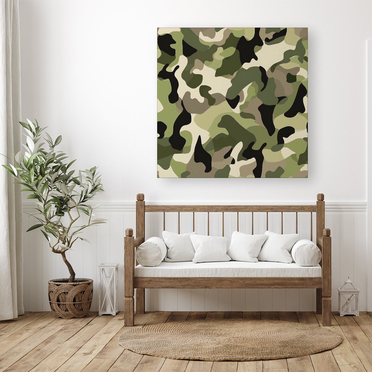 Camouflage Design Canvas