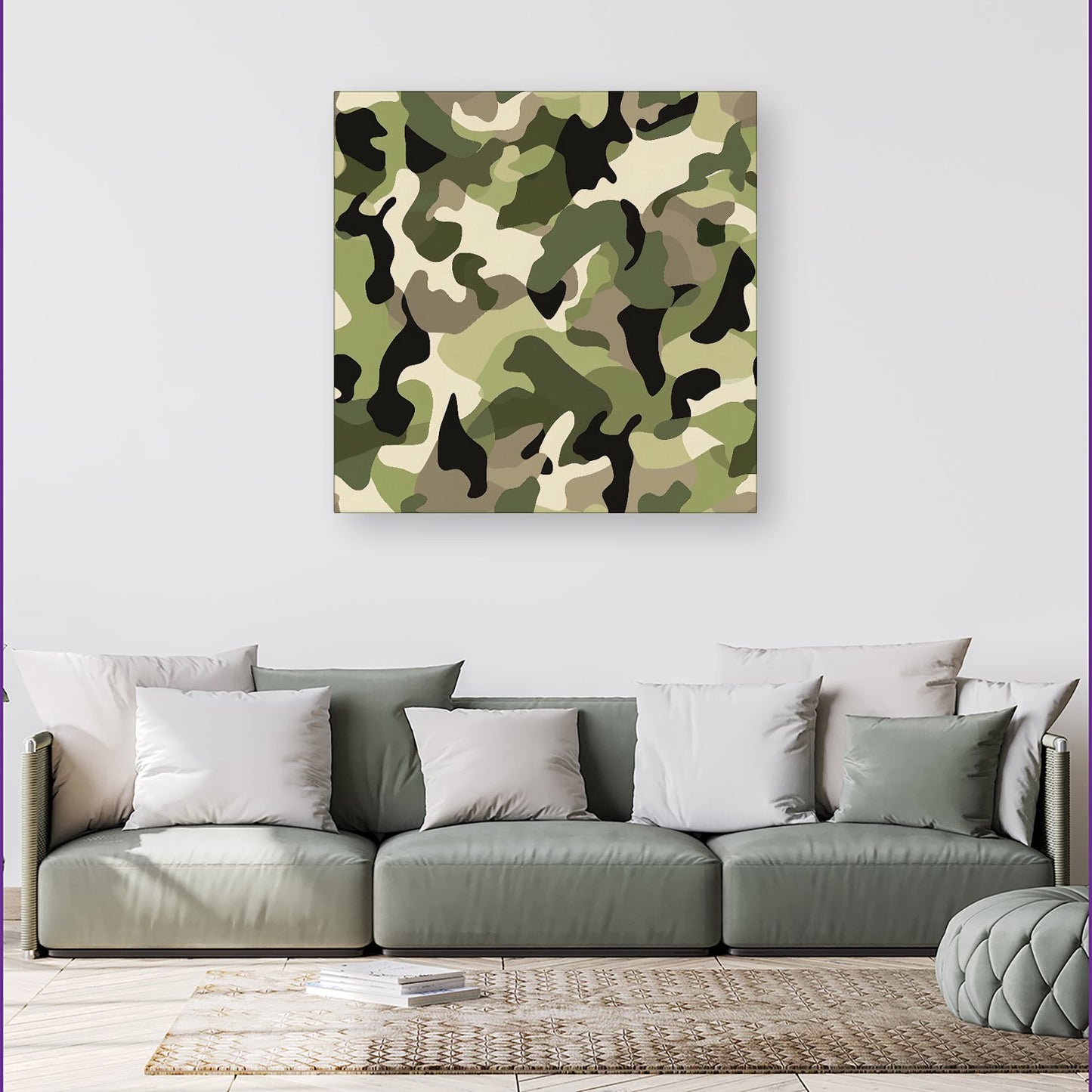 Camouflage Design Canvas