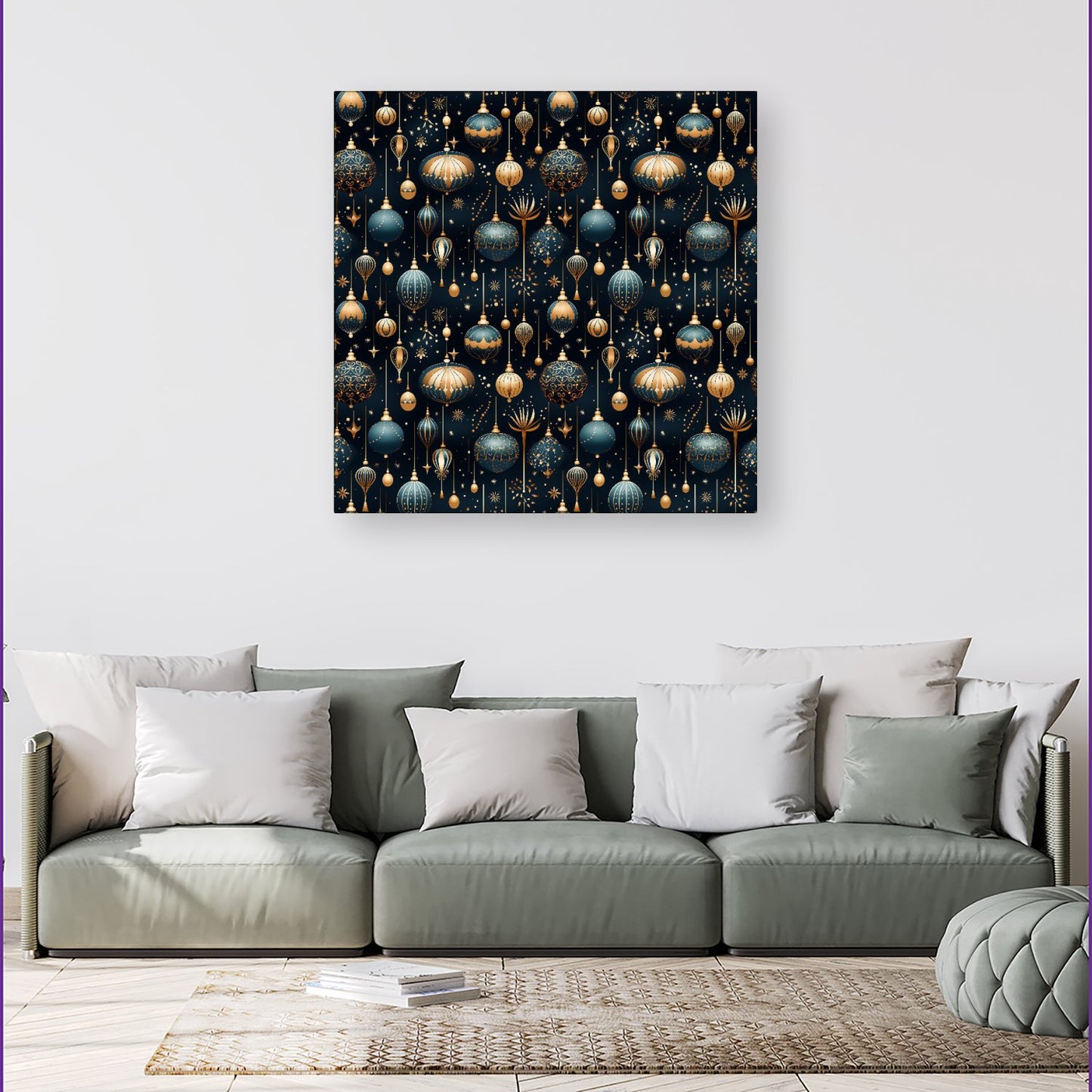 Christmas Decorations Canvas