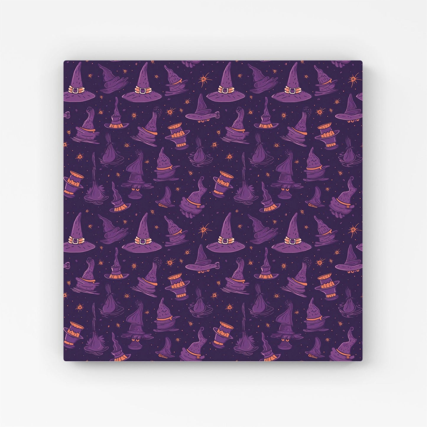 Witch Hats And Broomsticks Canvas