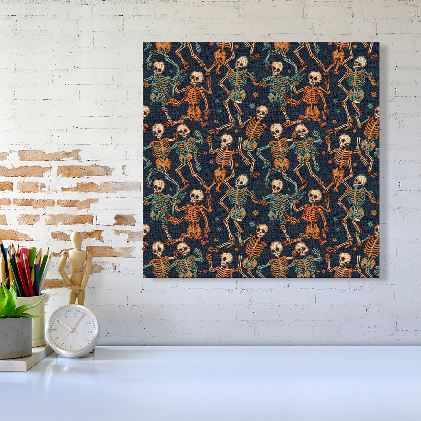 Dancing Skeletons Canvas