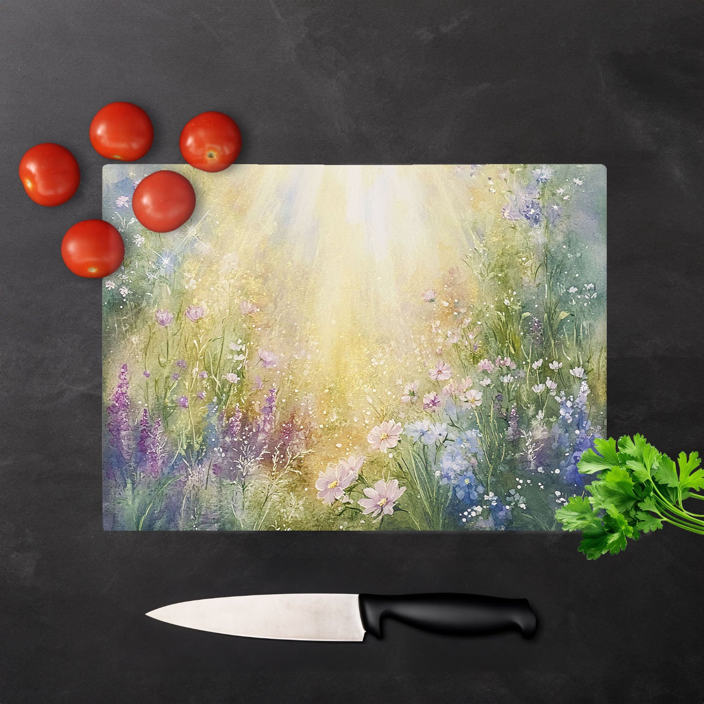 Ava Sterling: 00003 Glass Chopping Board