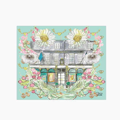 Tiffany In Full Bloom Glass Kitchen Splashback