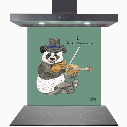 Violin Glass Kitchen Splashback