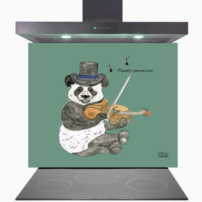Violin Glass Kitchen Splashback