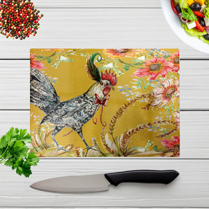 Whimsical Chicken Chopping Board