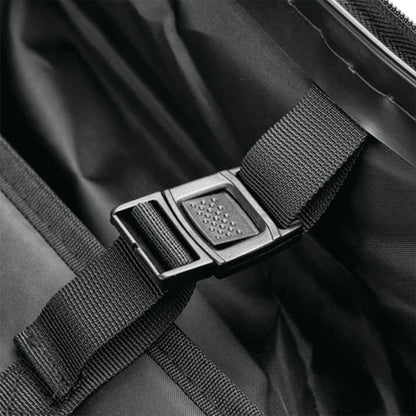 Portugal Identity Suitcase - Close up of internal buckle straps