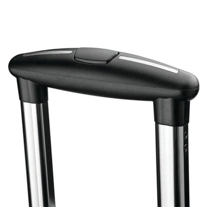 Germany Velocity Suitcase - Close up of extended telescopic handle