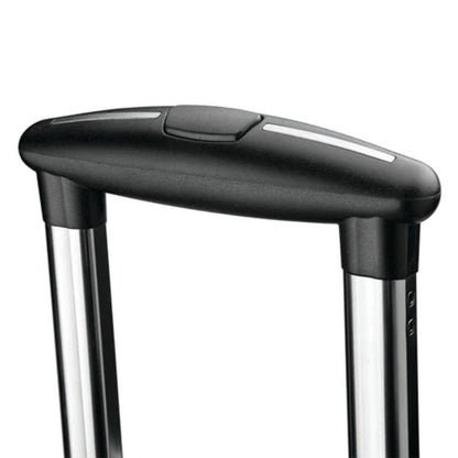 WR01053 Personalised Polished Black Quartz Effect Initial Suitcase