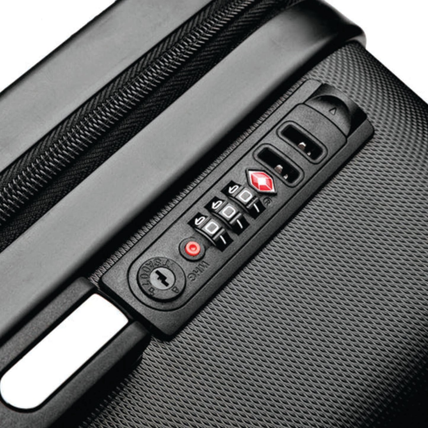 Canada Hexa Suitcase - Close up of suitcase lock