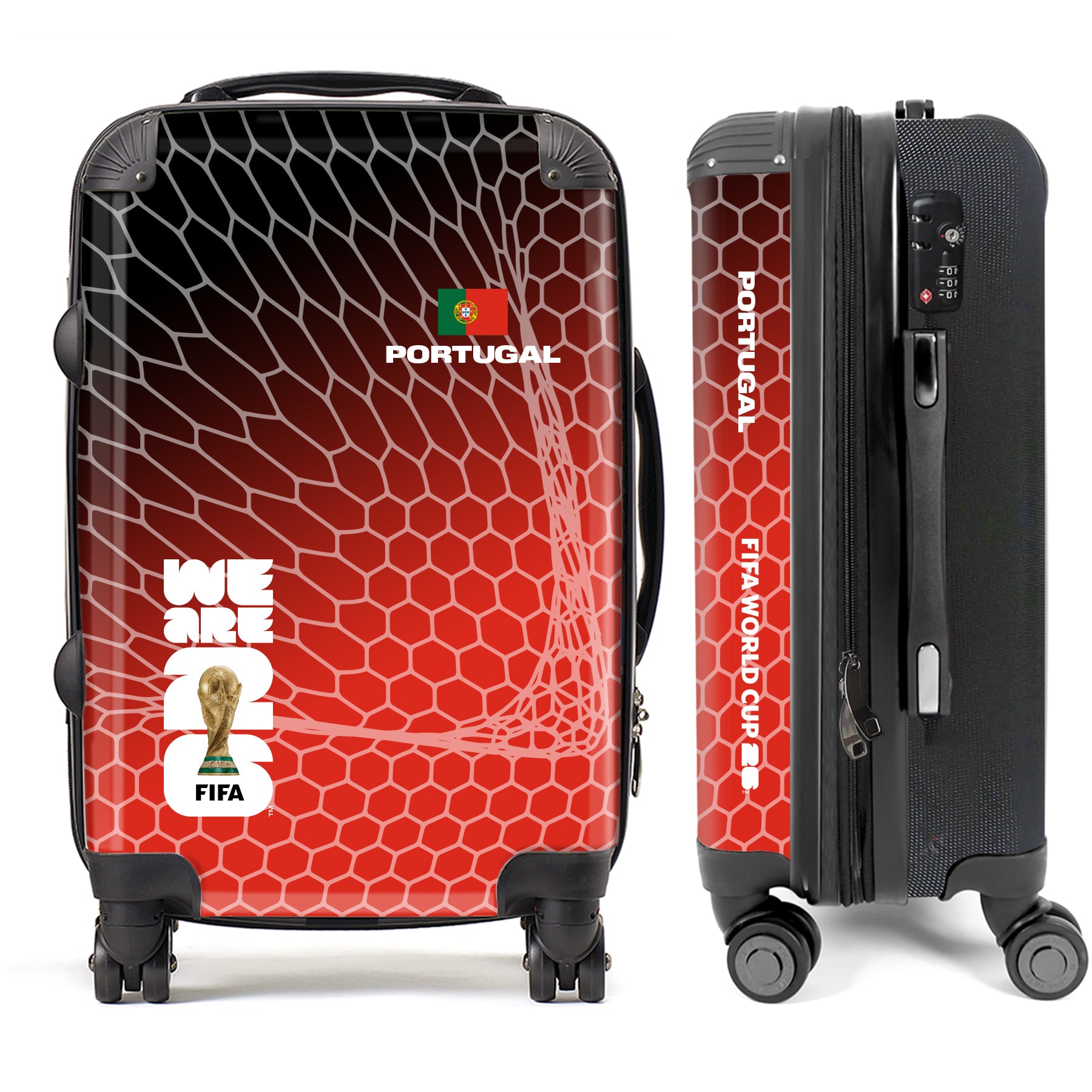 Portugal Hexa Suitcase - Medium luggage lifestyle image
