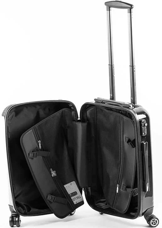 Multicoloured Flower Pattern Suitcase