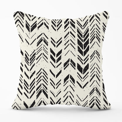 Hand Drawn Chevron Pattern Cushions