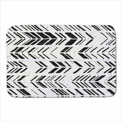 Hand Drawn Chevron Pattern Sherpa Blanket