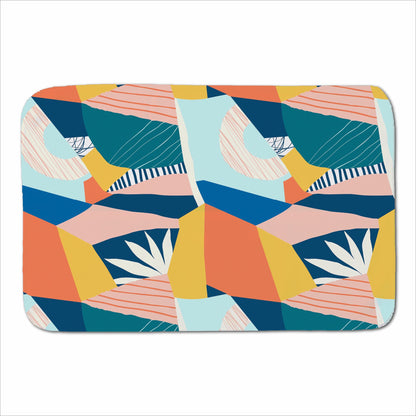 Modern Floral Pattern Sherpa Blanket