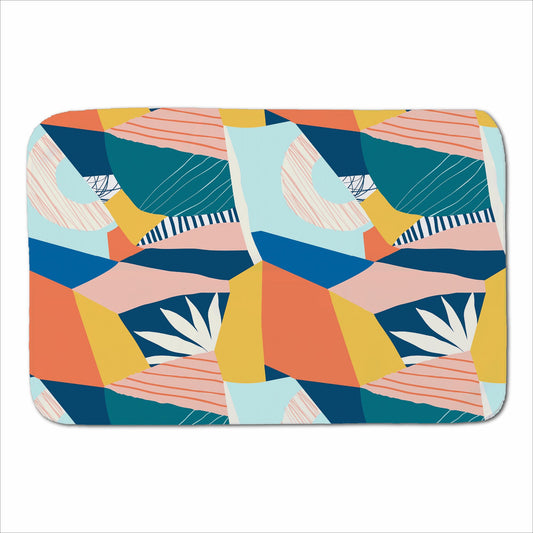 Modern Floral Pattern Sherpa Blanket