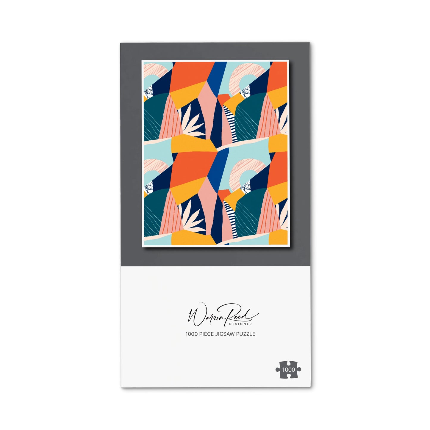 Modern Floral Pattern Jigsaw Puzzle