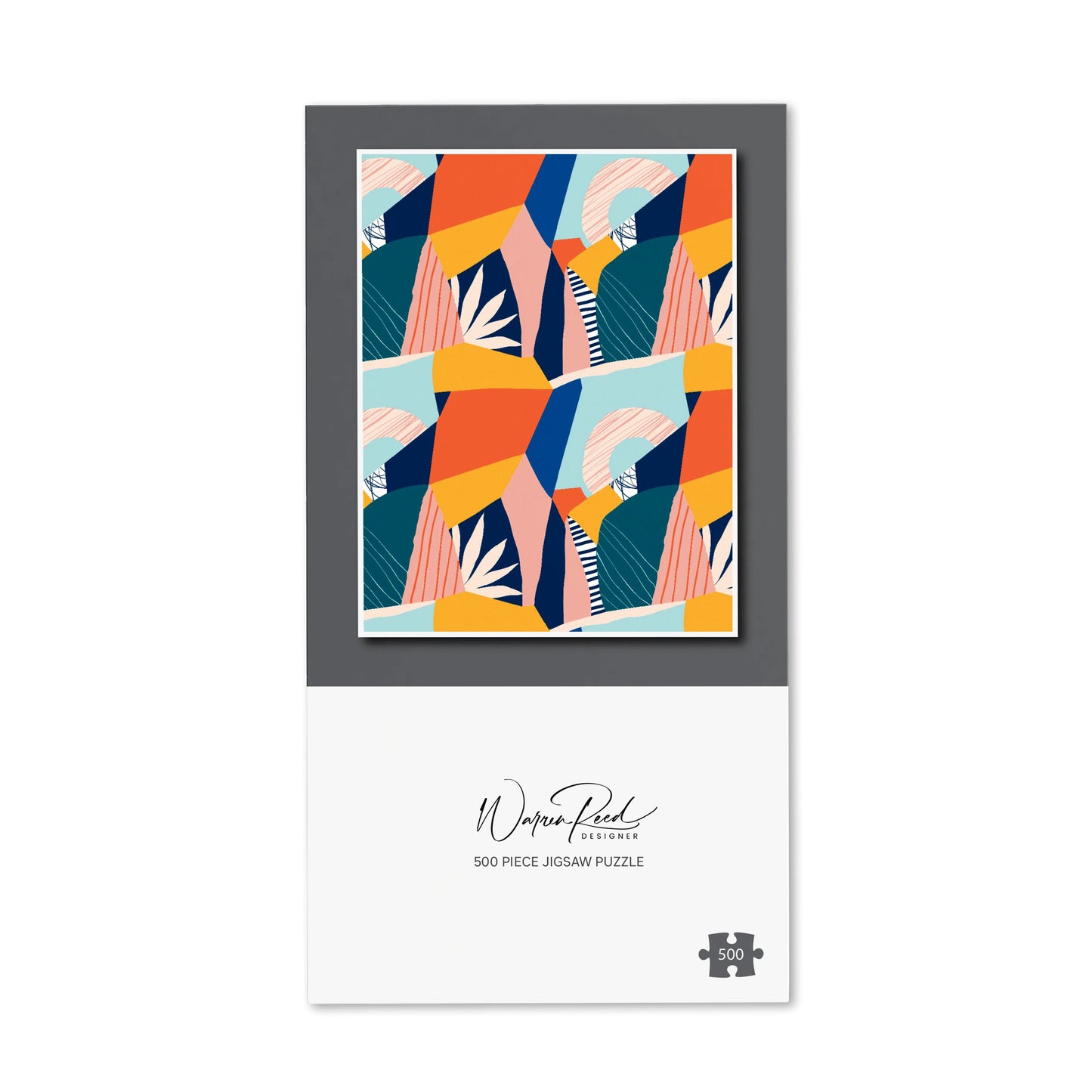 Modern Floral Pattern Jigsaw Puzzle