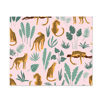 Hand Drawn Leopards Kitchen Splashback