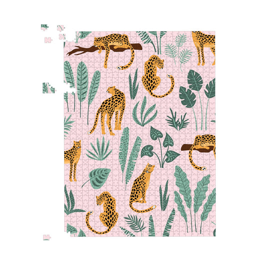 Hand Drawn Leopards Jigsaw Puzzle