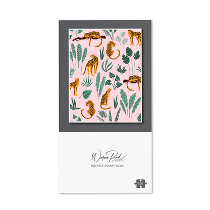 Hand Drawn Leopards Jigsaw Puzzle