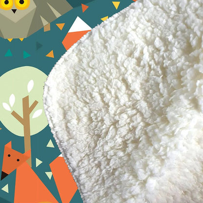 Wild Nightlife Sherpa Blanket