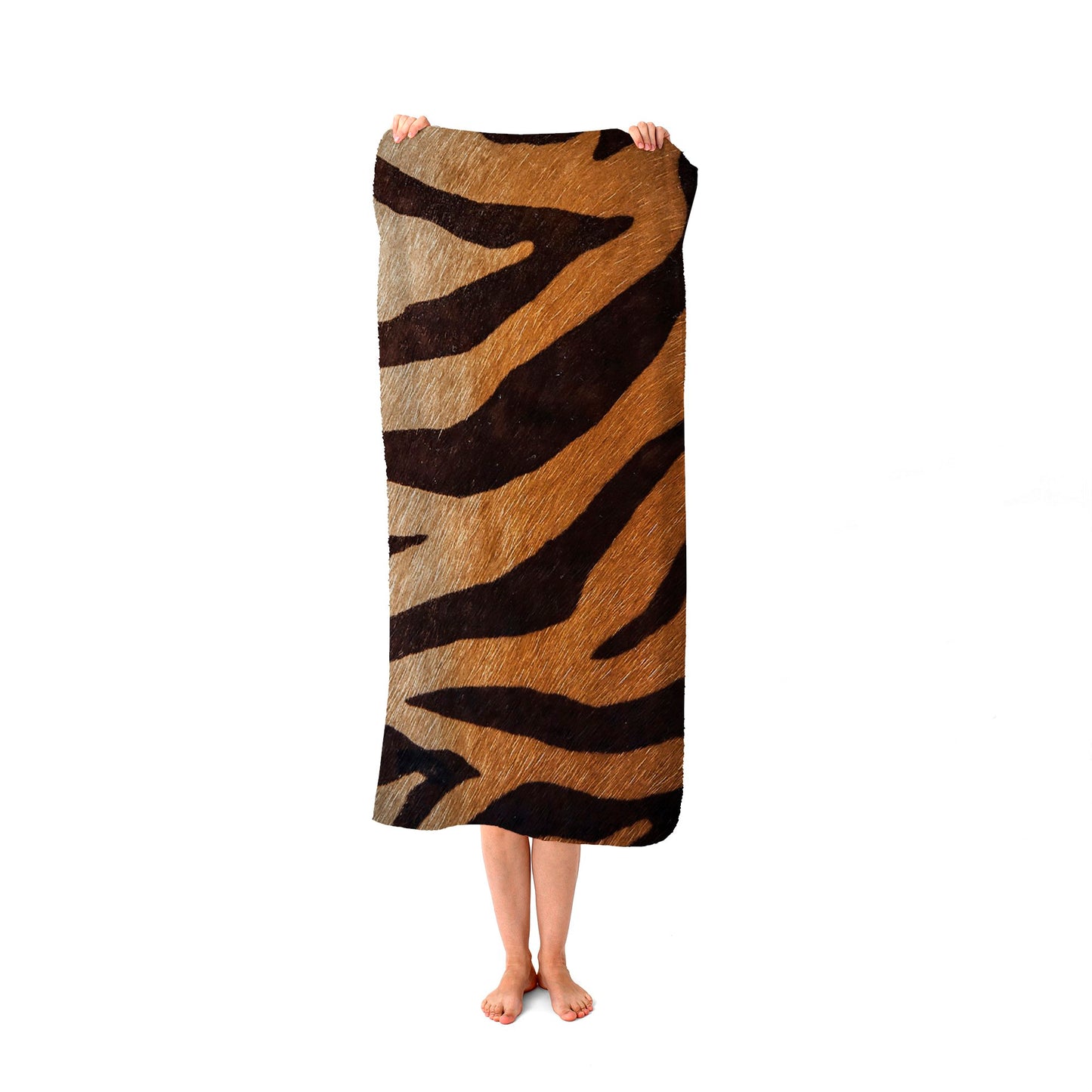 Tiger Skin Print Beach Towel