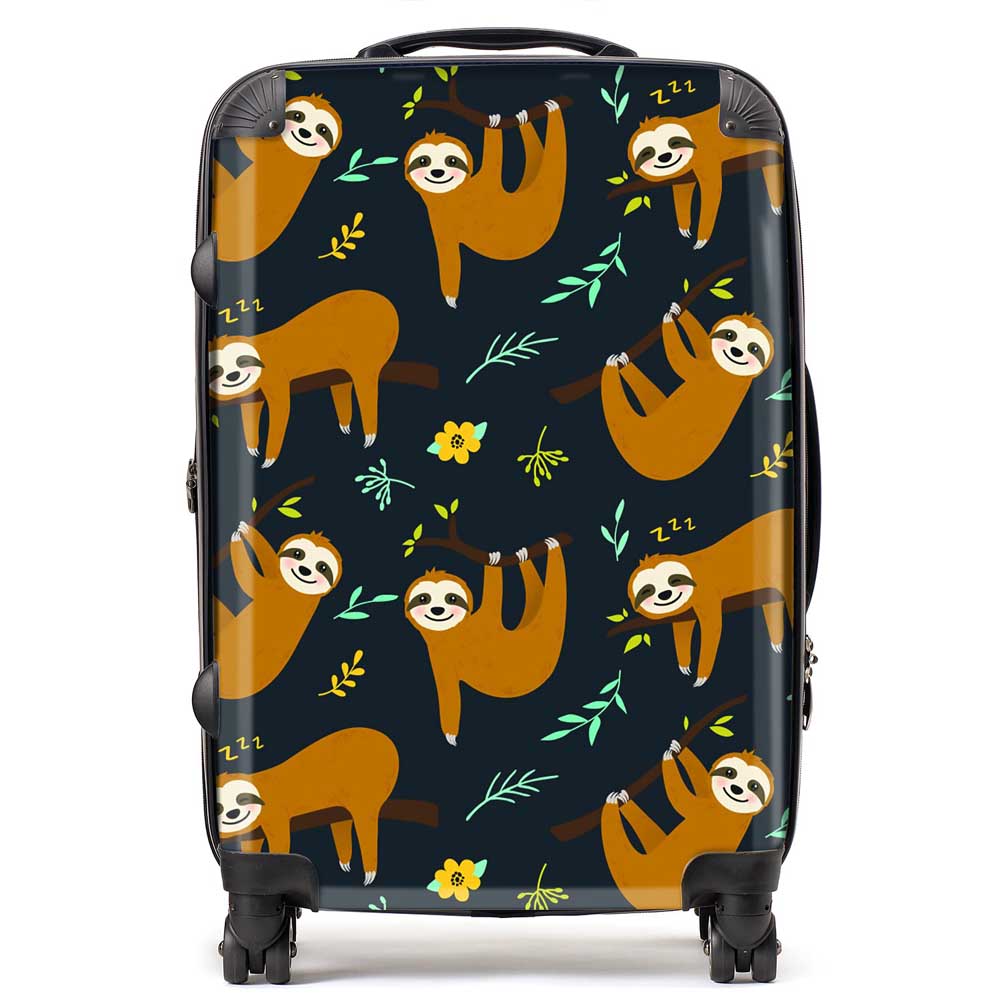 Cute Sloths Suitcase
