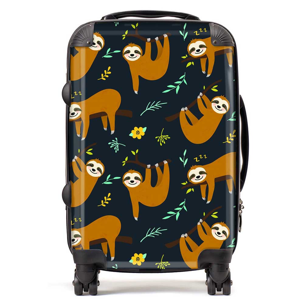 Cute Sloths Suitcase