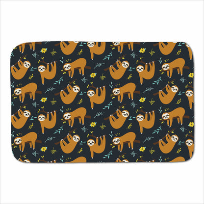 Cute Sloths Sherpa Blanket