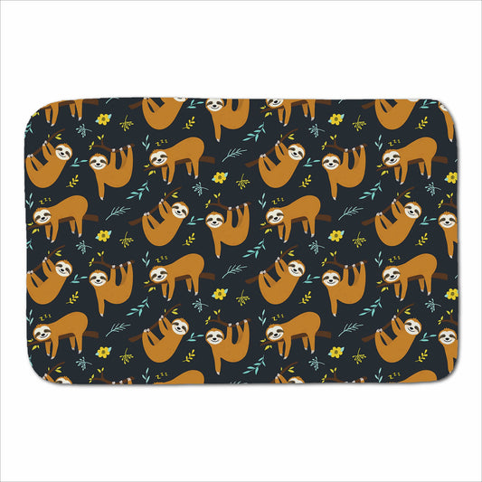 Cute Sloths Sherpa Blanket