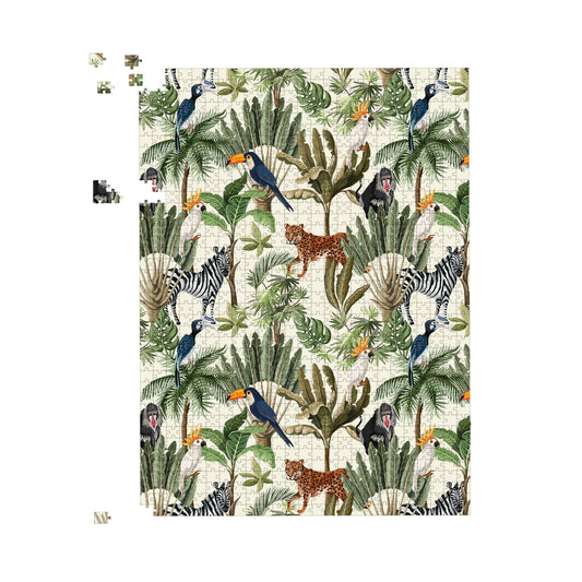 Exotic Trees And Animals Jigsaw Puzzle