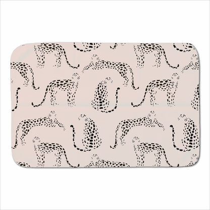 Abstract Leopard Pattern Sherpa Blanket
