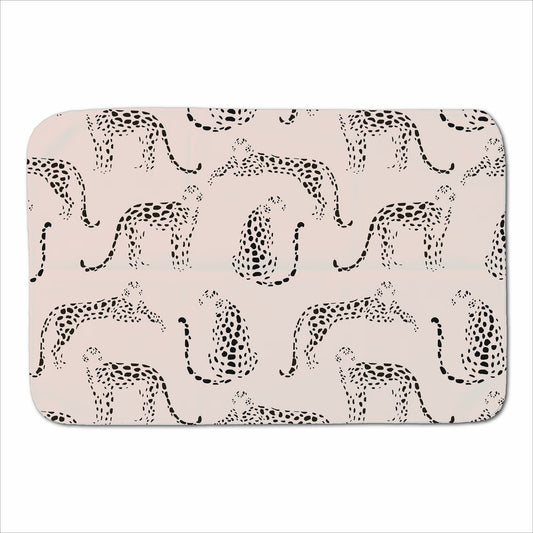 Abstract Leopard Pattern Sherpa Blanket