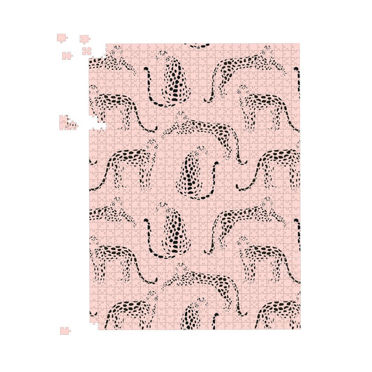 Abstract Leopard Pattern Jigsaw Puzzle