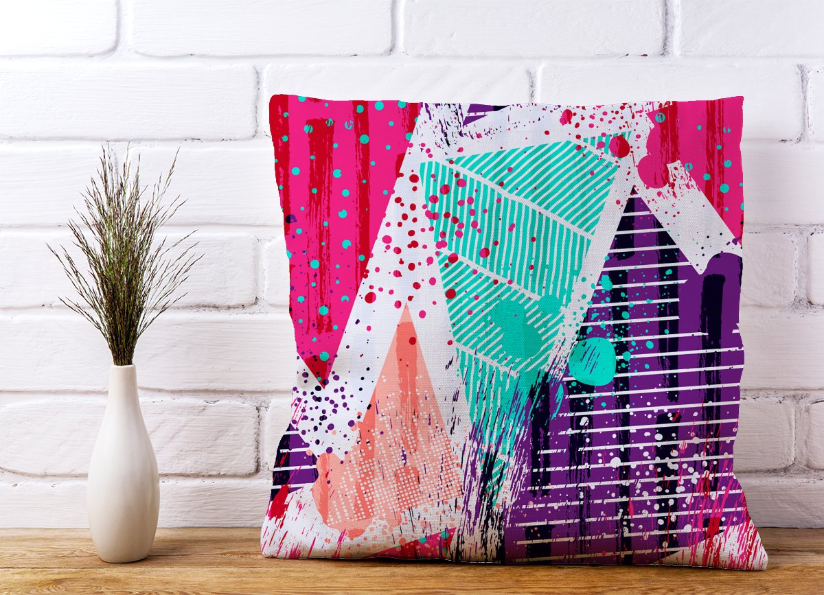 Shabby Geometric Pattern Cushions