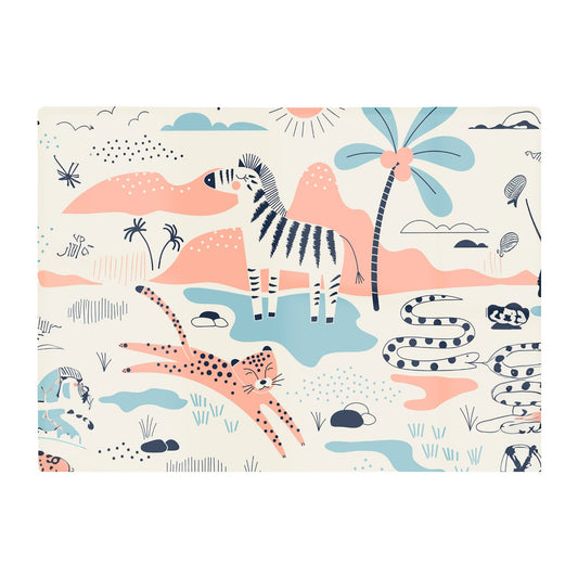 Wild Savannah Park Glass Chopping Board