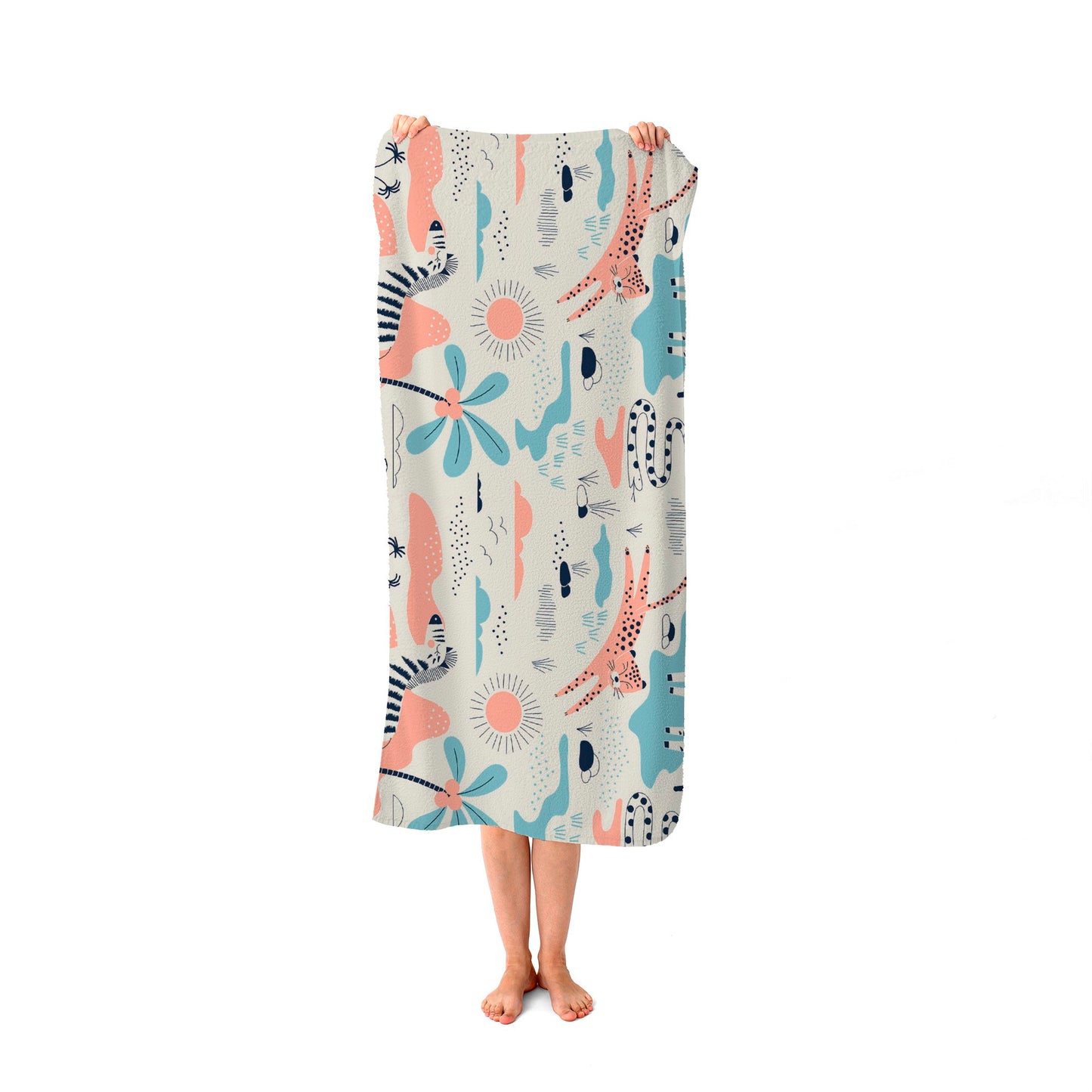 Wild Savannah Park Beach Towel