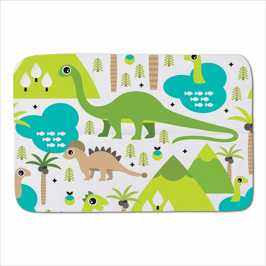 Baby Dinosaur Print Sherpa Blanket