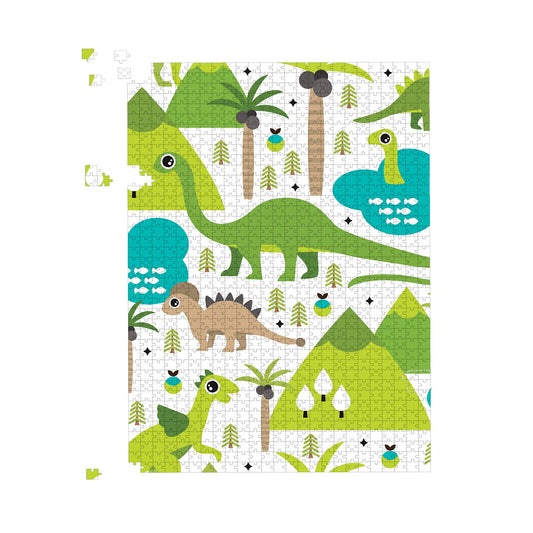 Baby Dinosaur Print Jigsaw Puzzle