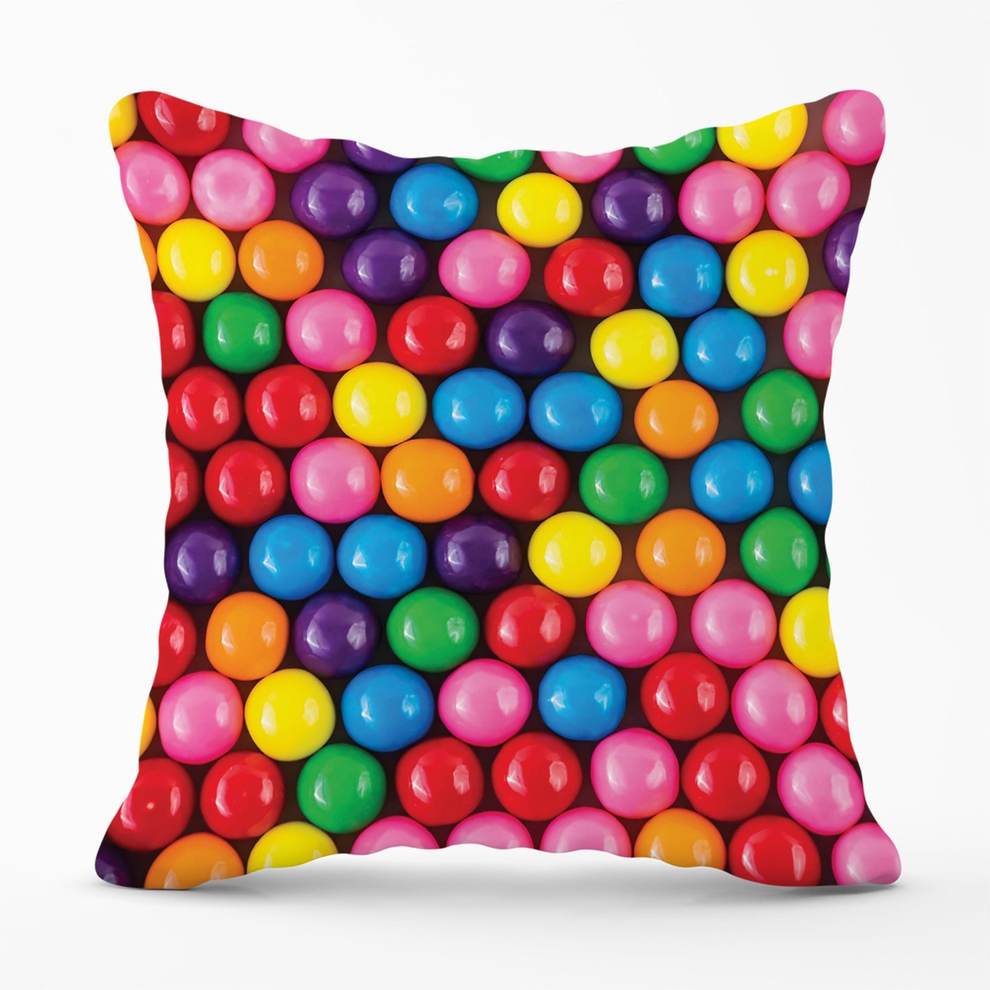 Brightly Colored Gum Balls Cushions