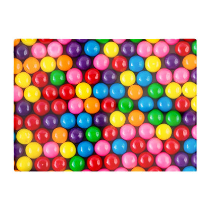 Brightly Colored Gum Balls Glass Chopping Board