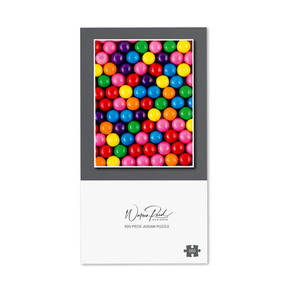 Brightly Colored Gum Balls Jigsaw Puzzle