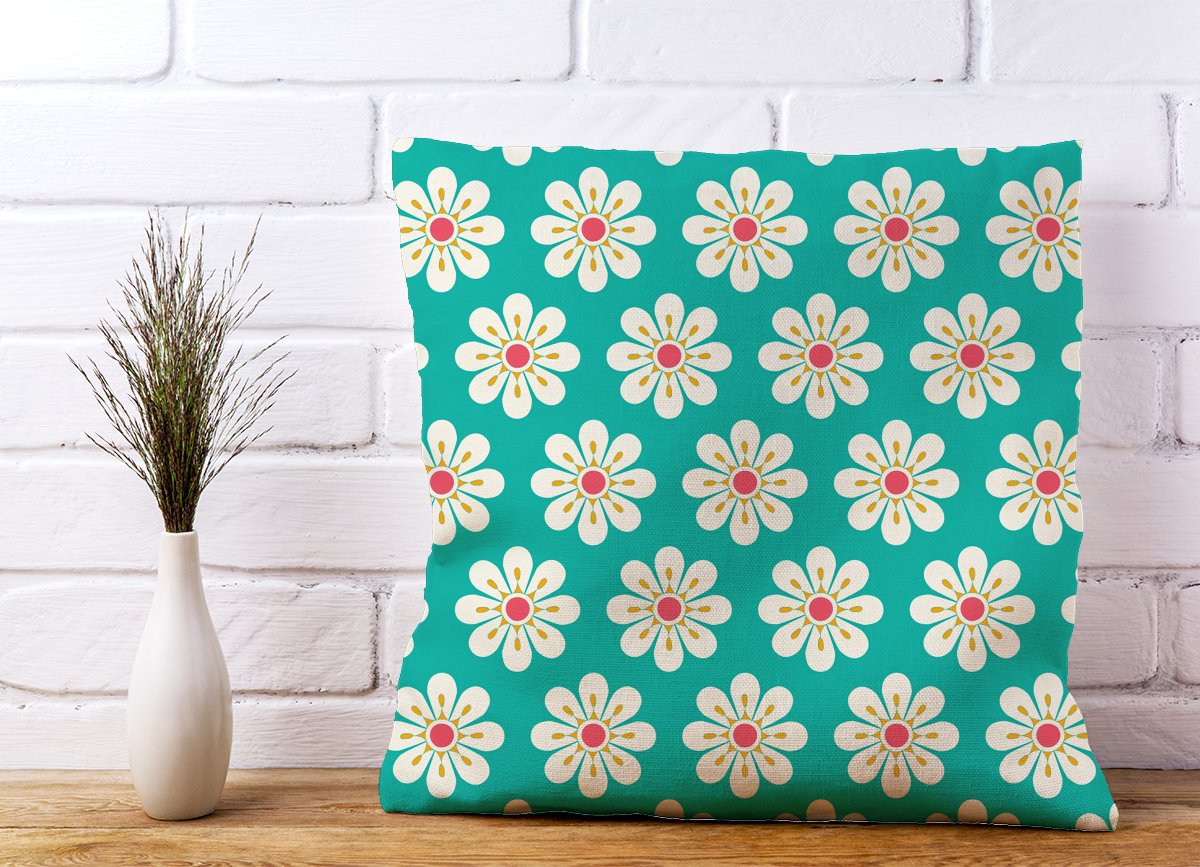 Daisy Pattern Cushions