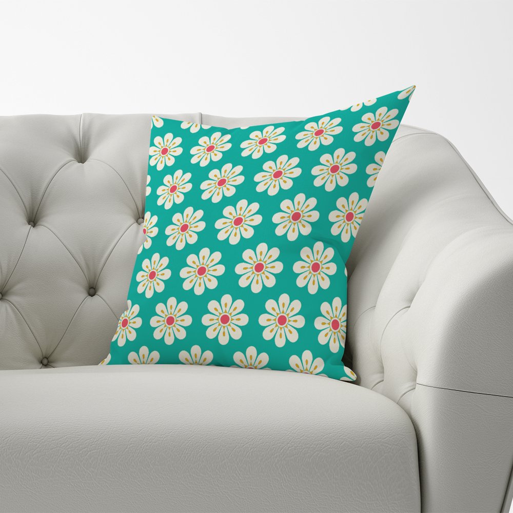 Daisy Pattern Cushions