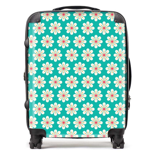 Daisy Pattern Suitcase