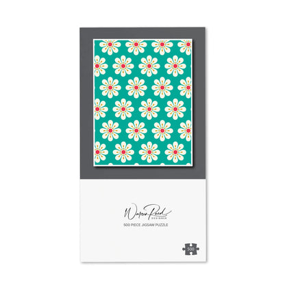 Daisy Pattern Jigsaw Puzzle