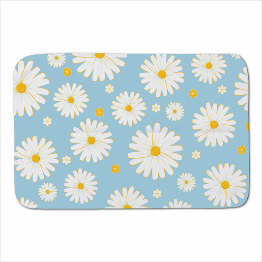 Summer Daisy Pattern Sherpa Blanket
