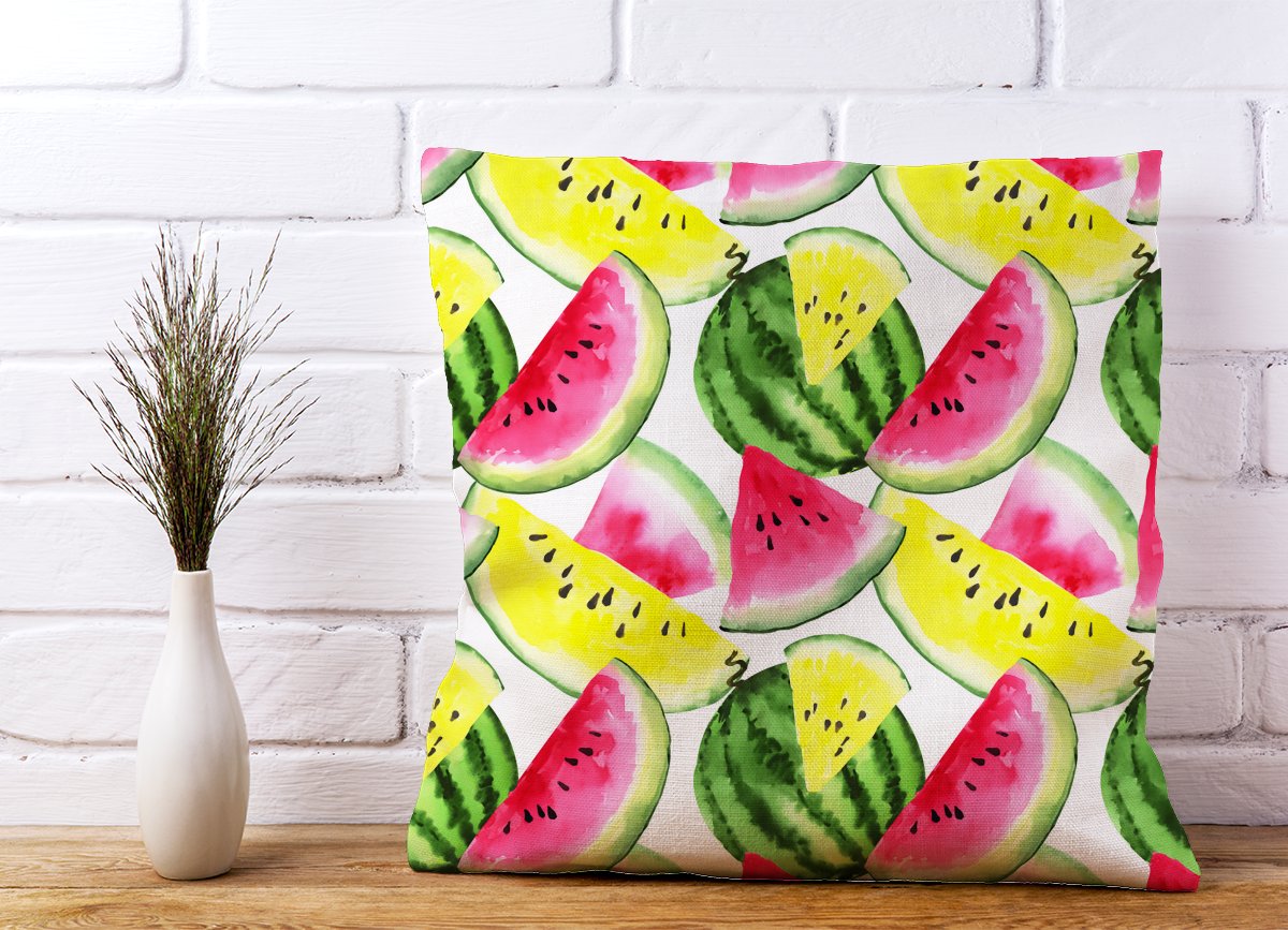 Colourful Melon Pattern Cushions