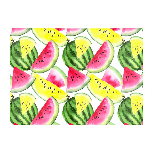 Colourful Melon Pattern Glass Chopping Board